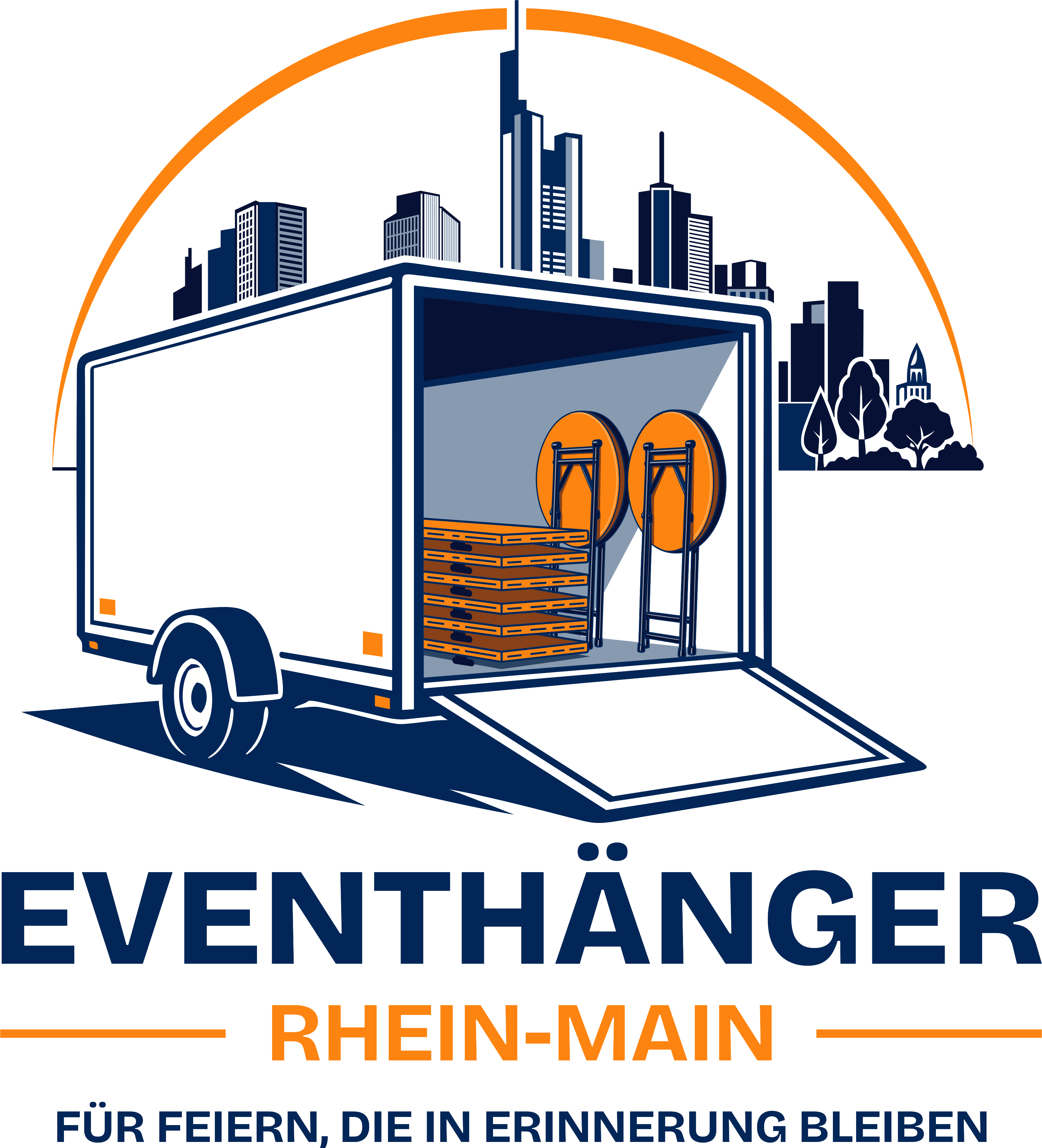 Bierzeltgarnituren und Stehtische mieten in Frankfurt — Eventhänger Rhein-Main